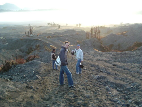 In de caldera