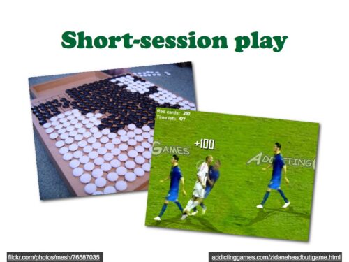 Short-session play