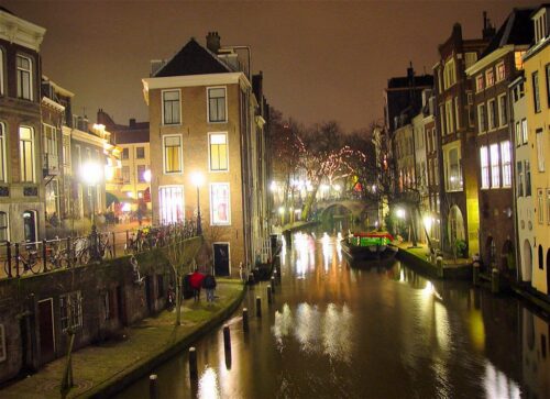 A photo of the Oude Gracht in Utrecht, the Netherlands taken by Josef F. Stuefer