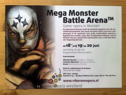 Mega Moster Battle Arena flyer