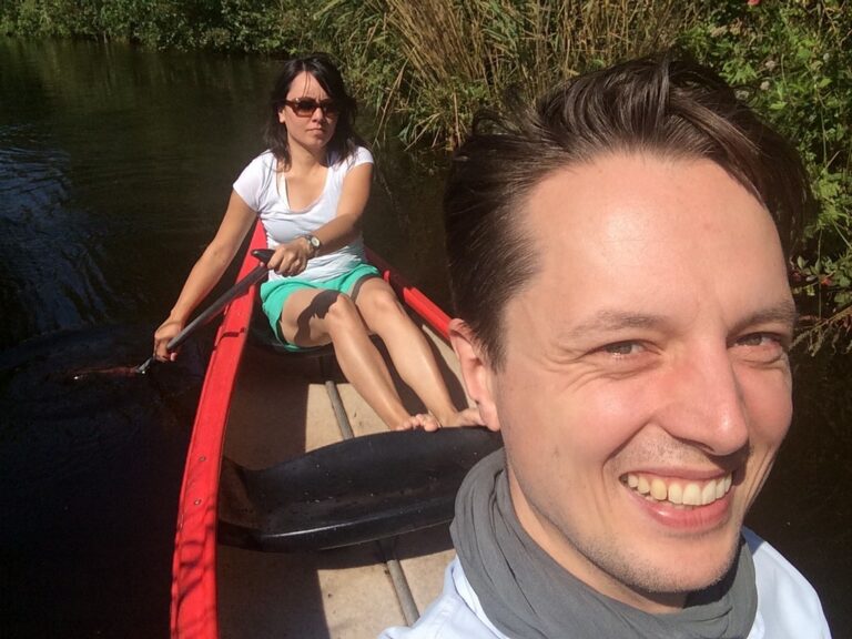Canoeing at Nieuwkoopse Plassen, Noorden