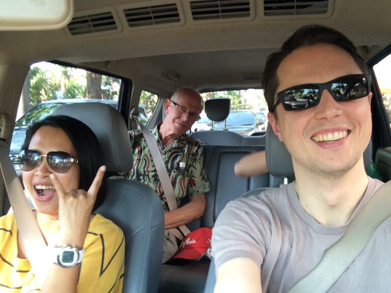 Driving with Novi and Martin