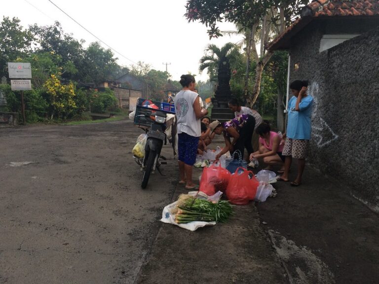 Morning groceries in Tegal Mengkeb