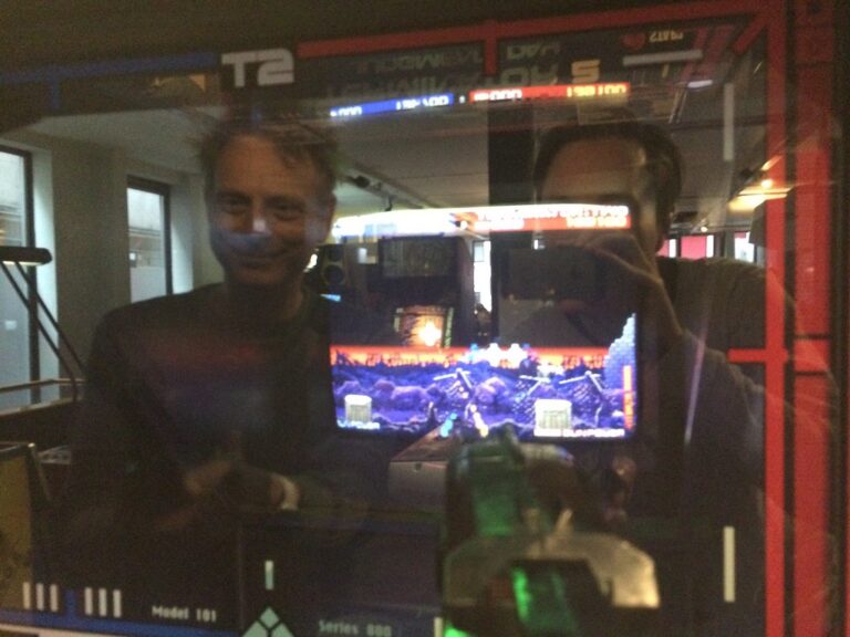 Playing 'Terminator 2: Judgment Day' at TonTon Club with Iskander
