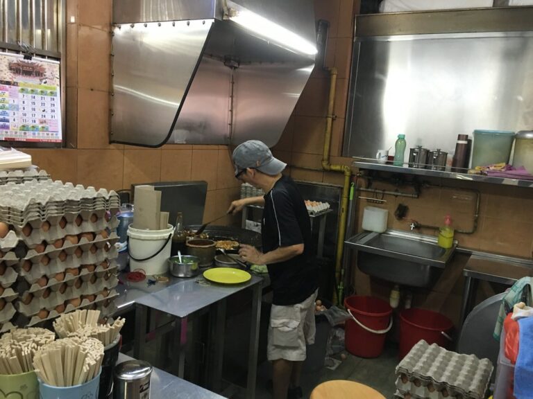 Black Carrot Cake at Pek Kio Market and Food Centre