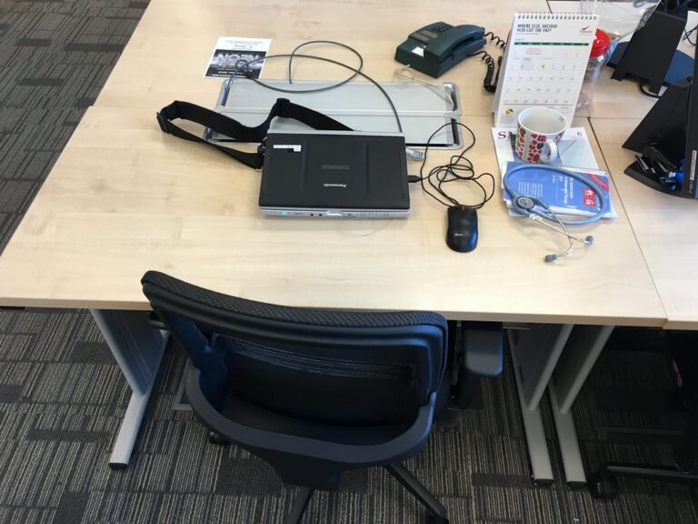 Lieke's workplace at KK Women's and Children's Hospital