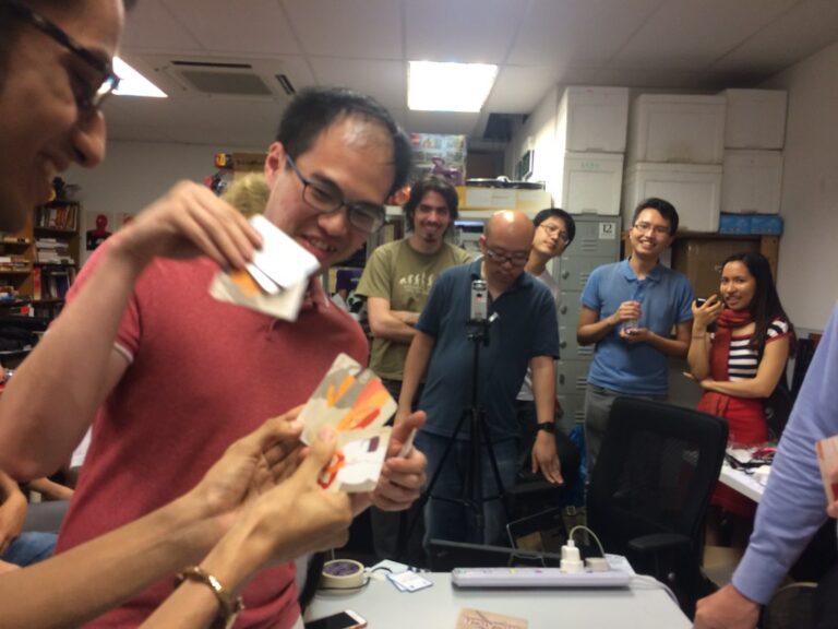 Playing Bycatch at HackerspaceSG