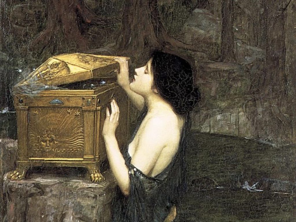 'Pandora' by John William Waterhouse (1896)